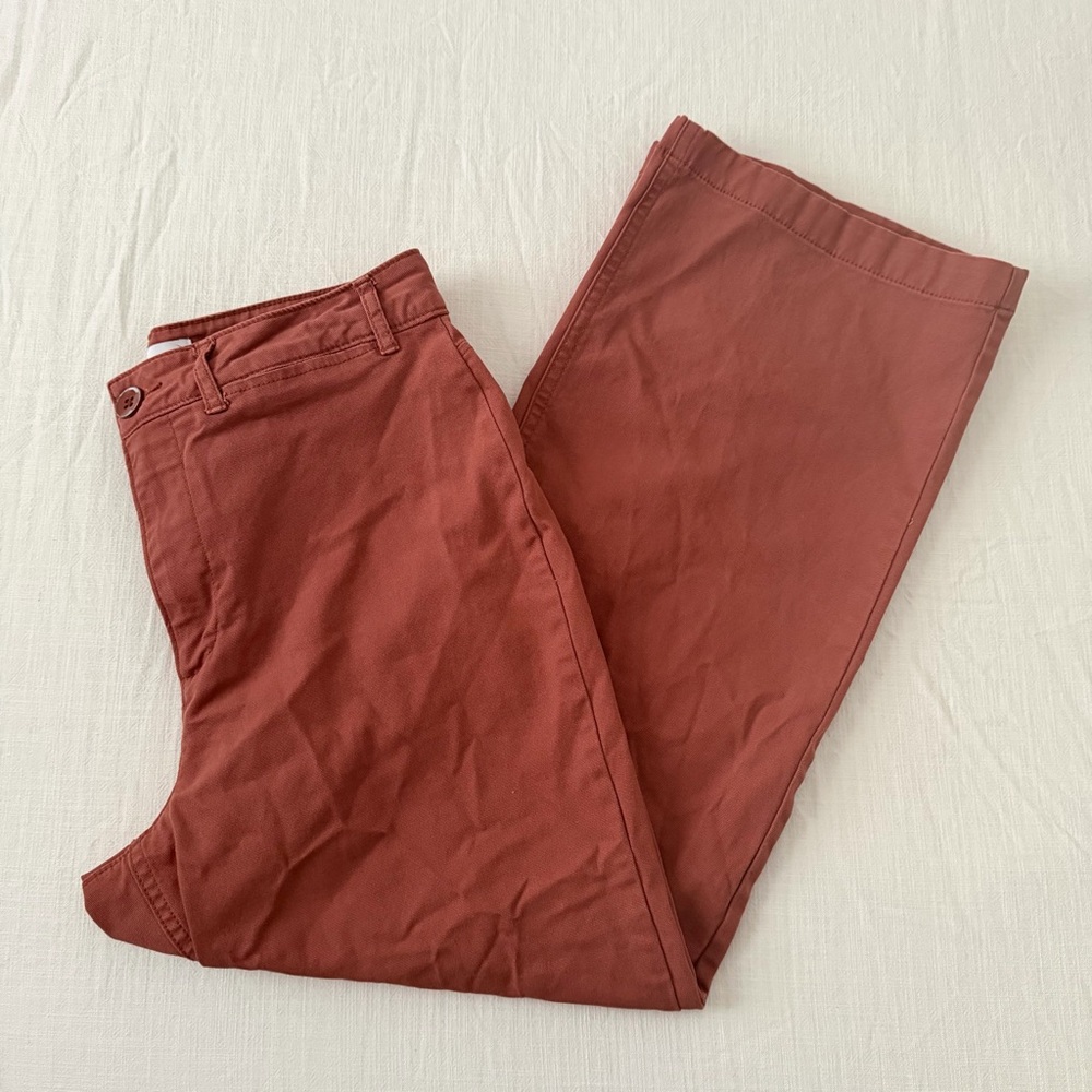 Old Navy Rust Colored Straight-Leg Pants
